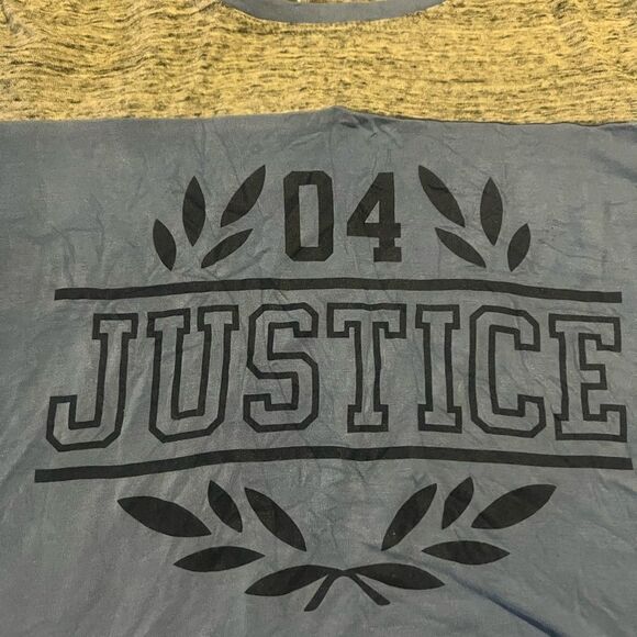 Justice Blue Graphic Tee - Picture 1 of 4